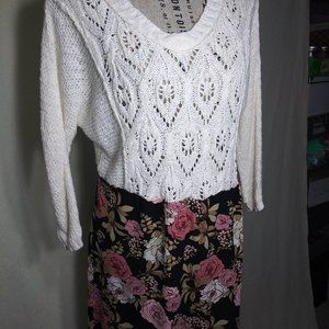 210 Size small jeaniemade Upcycled Sweater Tunic